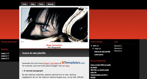 Neosapien for Blogger