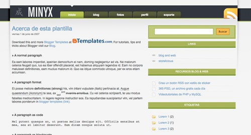 Minyx for WordPress