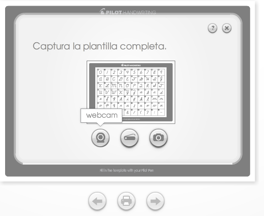 Imprime la plantilla