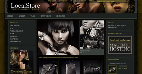 Magento plantilla Glam