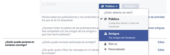 Privacidad Facebook