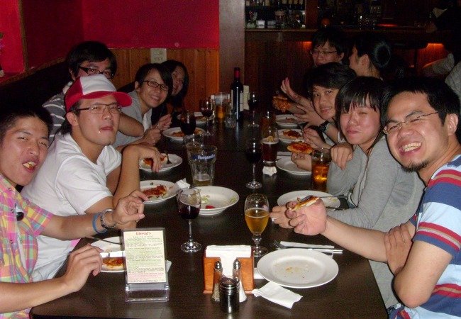 Comida o cena de empresa