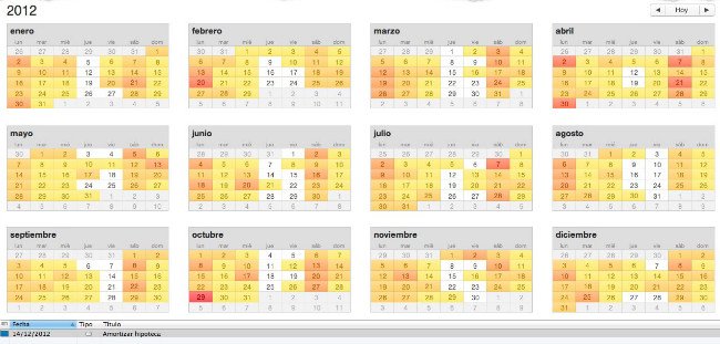 Calendario 2012