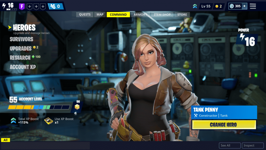 Fornite Equipo
