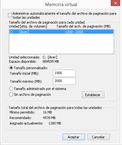 Rendimiento