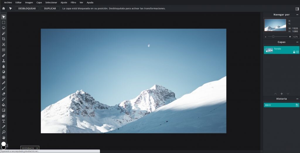 editar imagenes pixlr desde el movil y chrome os