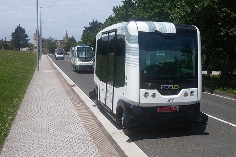 Autobuses autónomos EasyMile EZ10 (Donostia-San Sebastián)