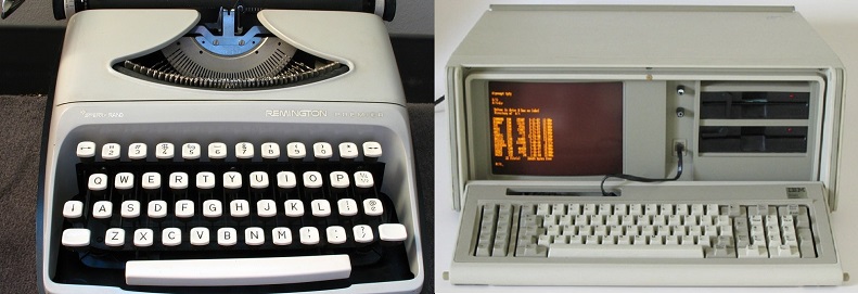 remington sperry rand vs ibm pc portable