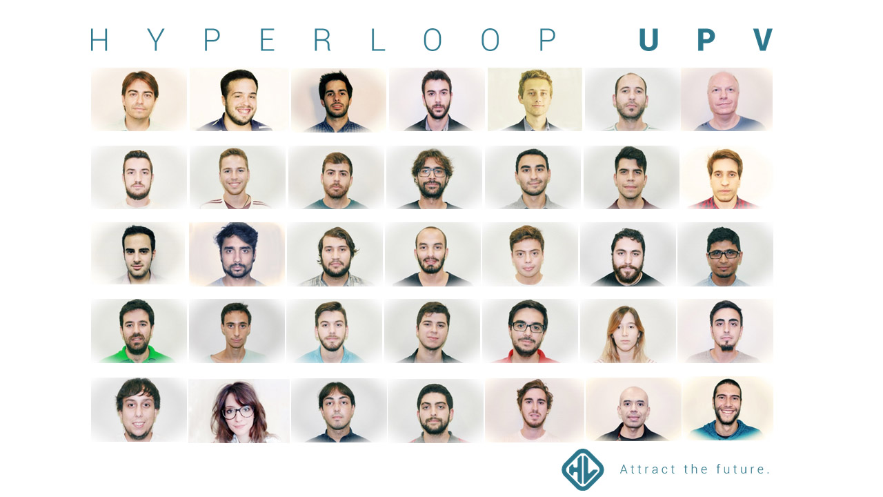 Equipo del proyecto HyperloopUPV