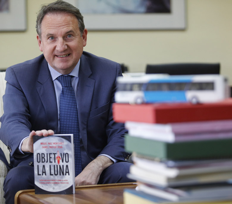 Objetivo la luna. Málaga 01 Febrero 2017 Miguel Ruiz, gerente de la Empresa Malagueña de Transportes (EMTSAM) .FOTO:JAVIER ALBIÑANA