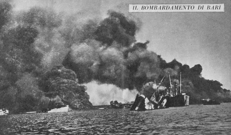 bombardeo de Bari serendipias