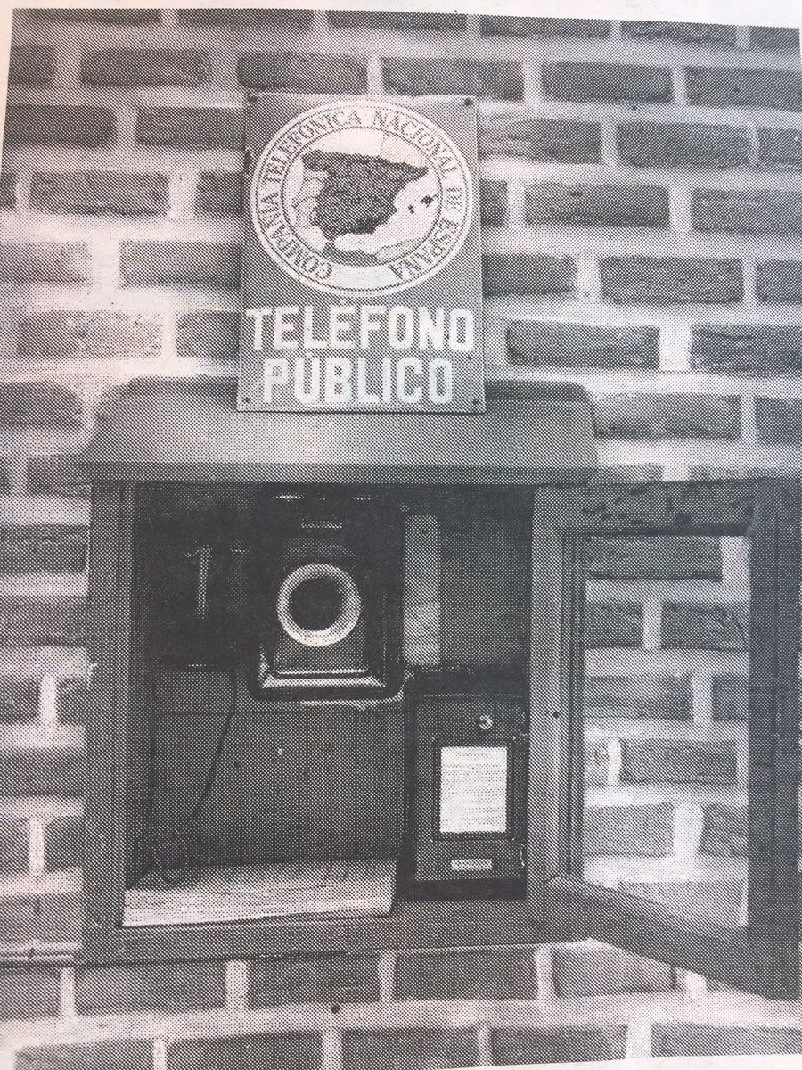 Primera cabina instalada en España, en la sala de fiestas Florida Park, en El Retiro madrileño.