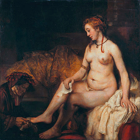 Rembrandt. Betsabé con la carta de David