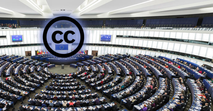 parlamento europeo comusion creative commons