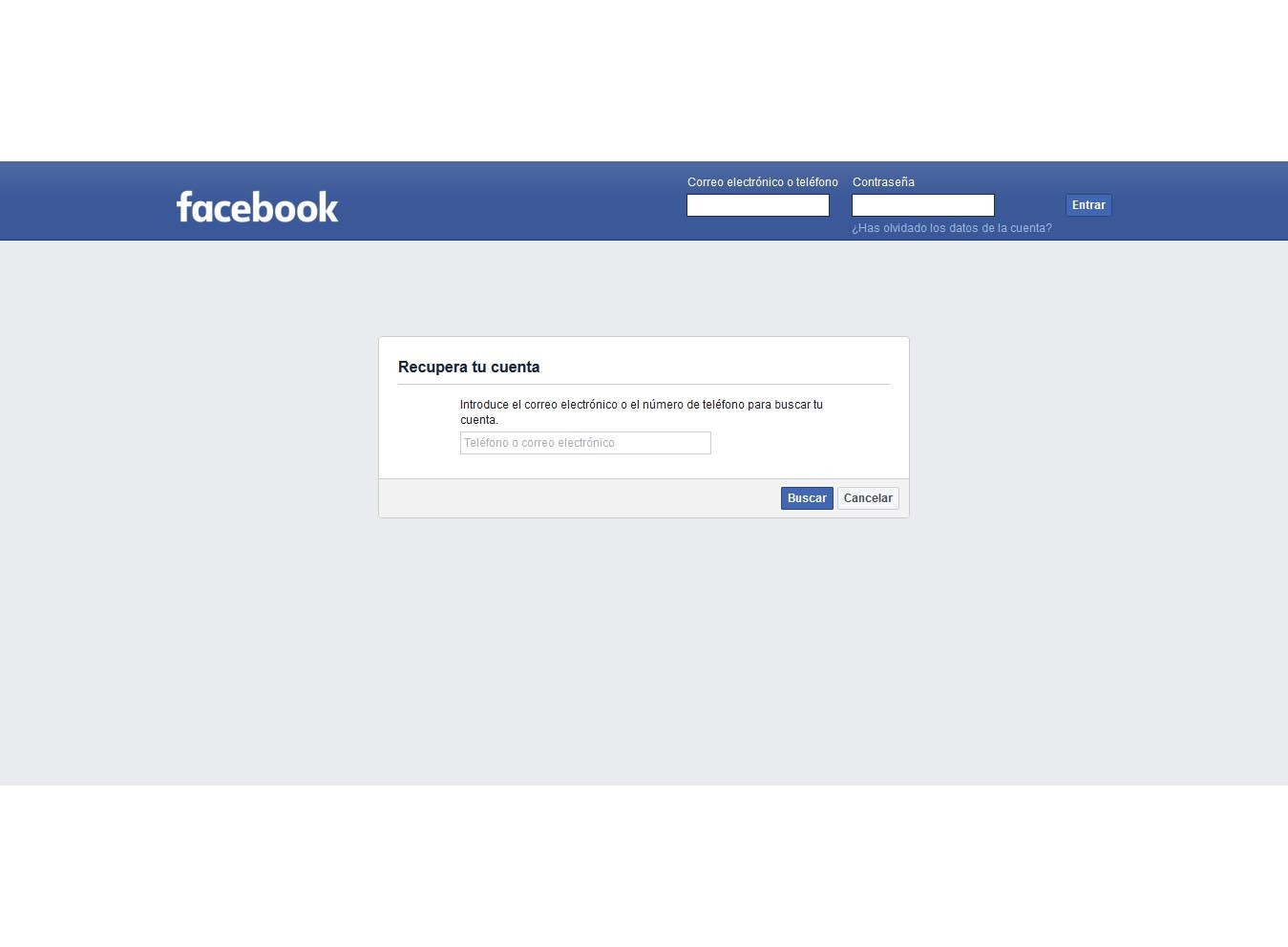 Cómo recuperar tu cuenta de Facebook anterior casos y