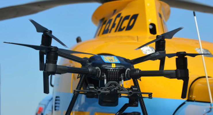 los drones de la DGT ya pueden multar