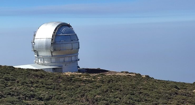 fibra óptica para monitorizar el volcán