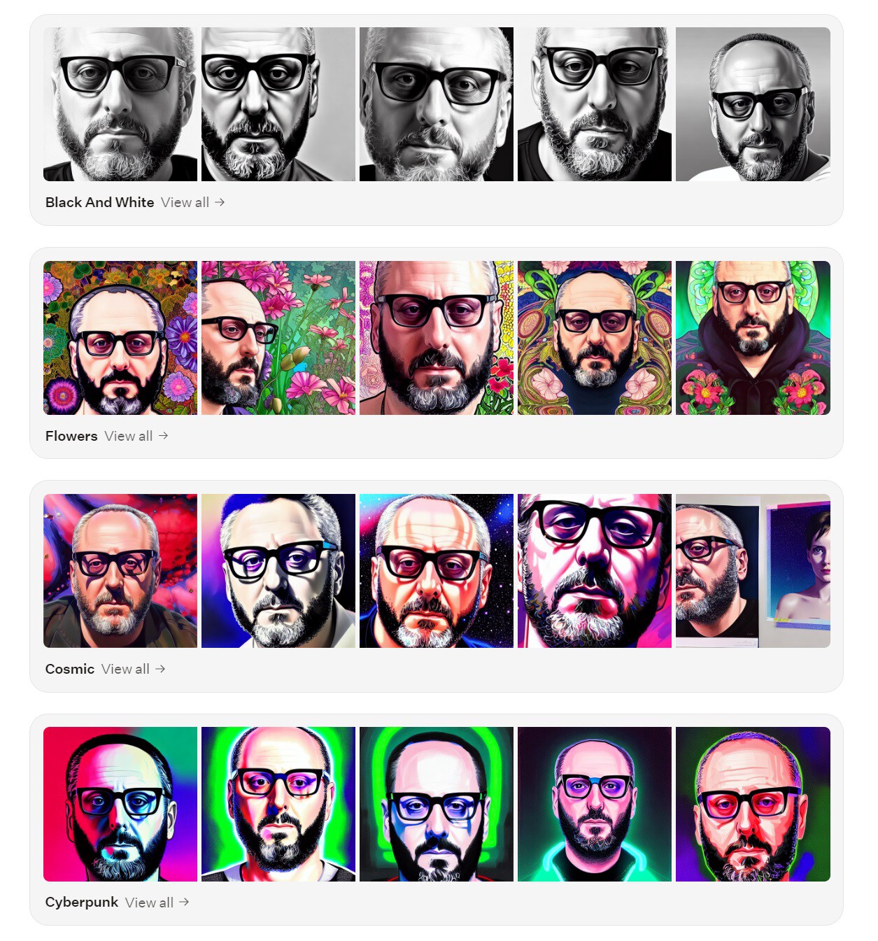 retratos artísticos con fotografías
