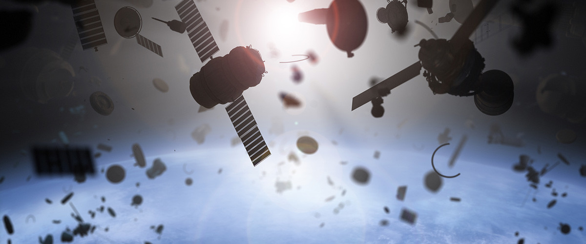 problema basura espacial residuos