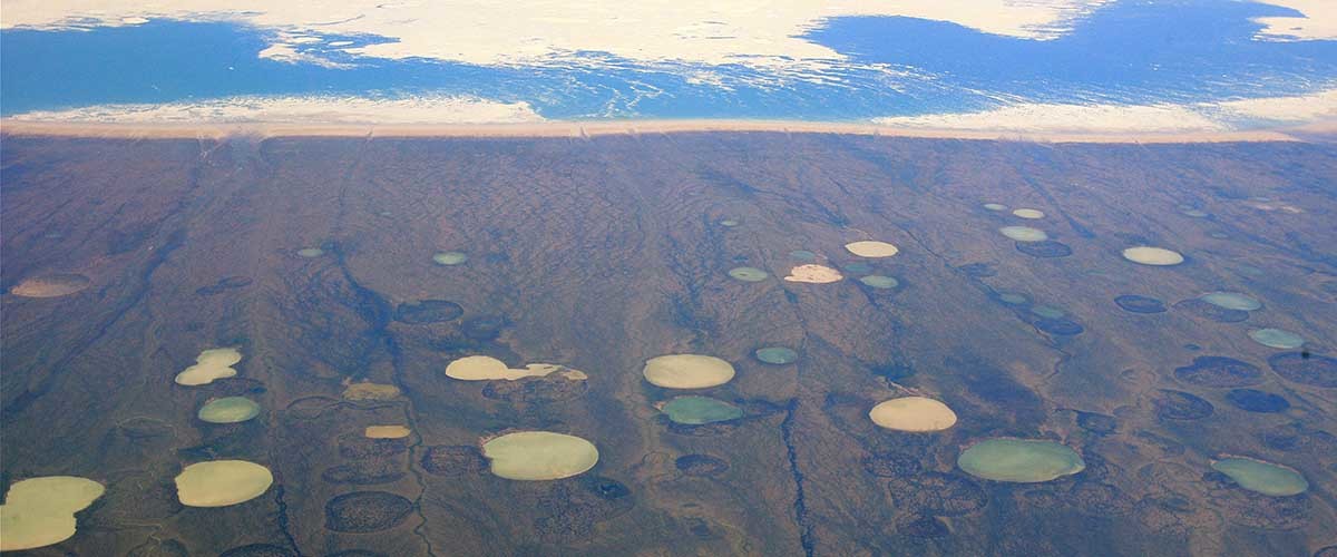 imagen del derretimiento del permafrost