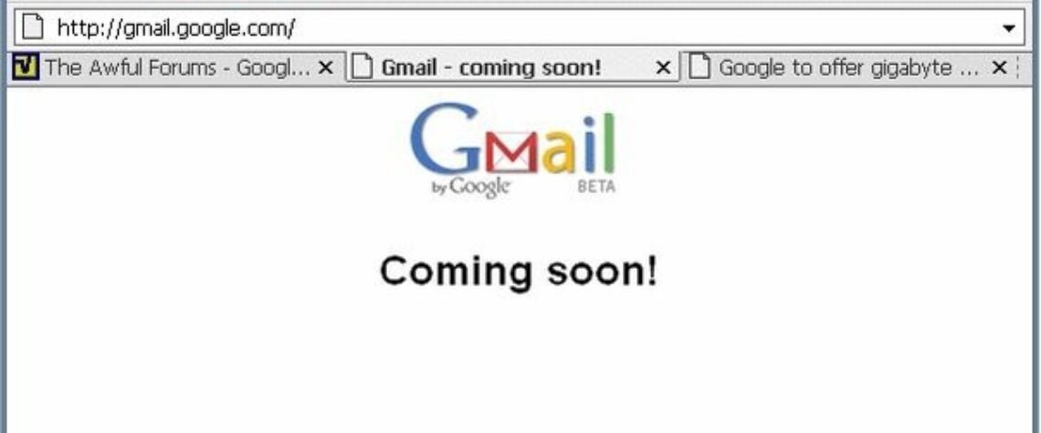 Historia de Gmail