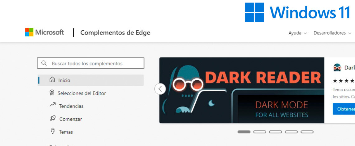 Extensiones en Edge