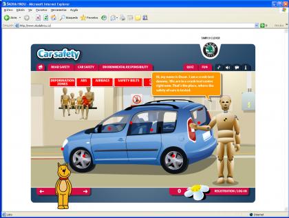 Nueva web de seguridad vial para niños