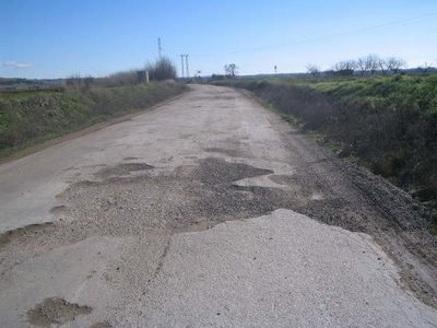 Carreteras en mal estado