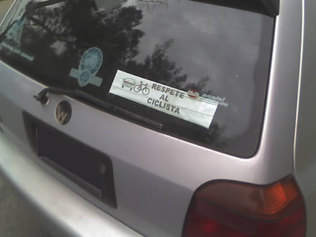 Respete al ciclista