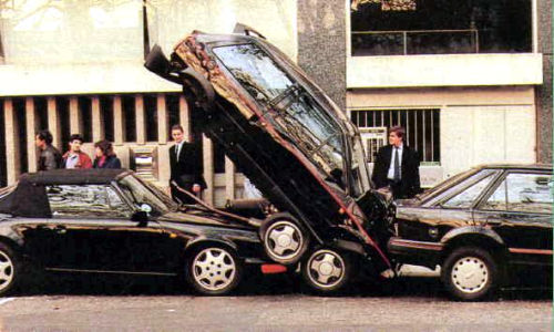 Estacionamiento peligroso