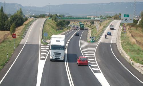 Eix Transversal, a la altura de Vic