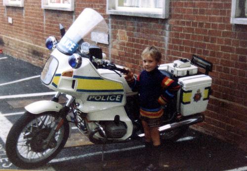 Joven motorista