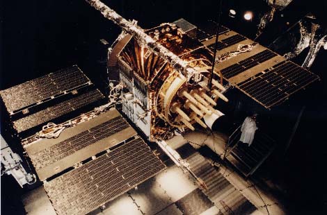 Uno de los satélites del sistema NAVSTAR-GPS.