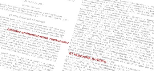 Modificación de la Ley de Seguridad Vial de 2005, donde se introdujo el Permiso por Puntos