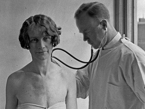 Médico y paciente
