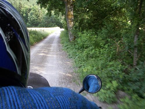 Rodando en moto