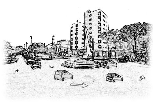 Glorieta o rotonda