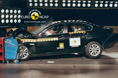 Crash Test de un BMW serie 5