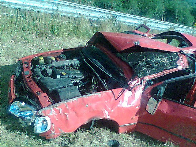Este coche ha sufrido un desgraciado accidente