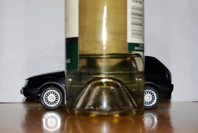 Coche y vino