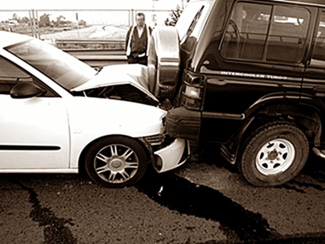Accidente con daños materiales
