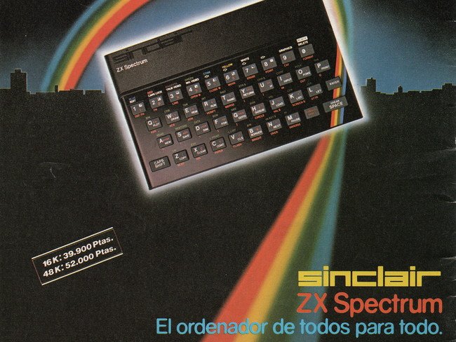 Publicidad Sinclair ZX Spectrum