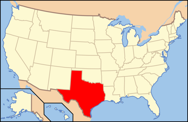 Mapa de Tejas