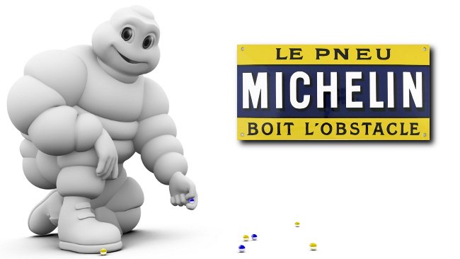 Los neumáticos Michelin se beben los obstáculos