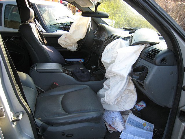 Airbags desplegados