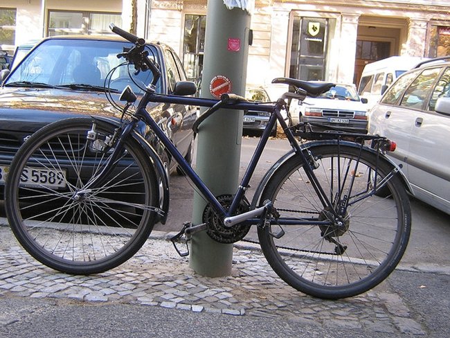 bicicleta por sporras