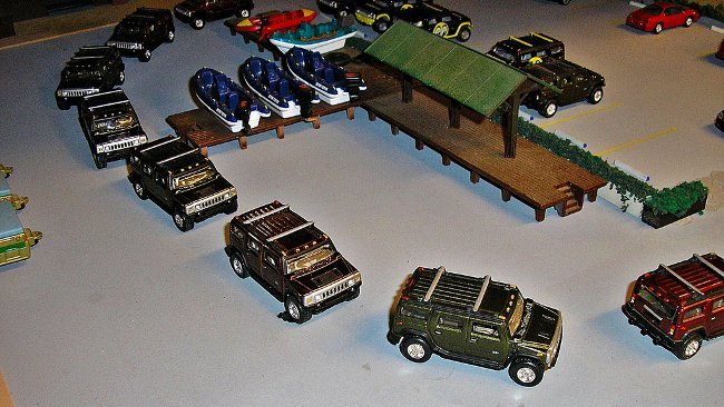 Convoy de vehículos de juguete