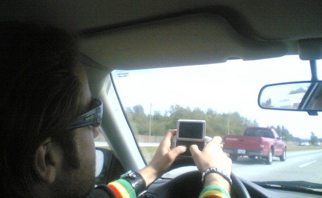 Distracciones en el coche