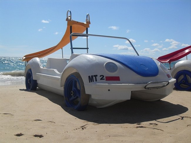 coche playa