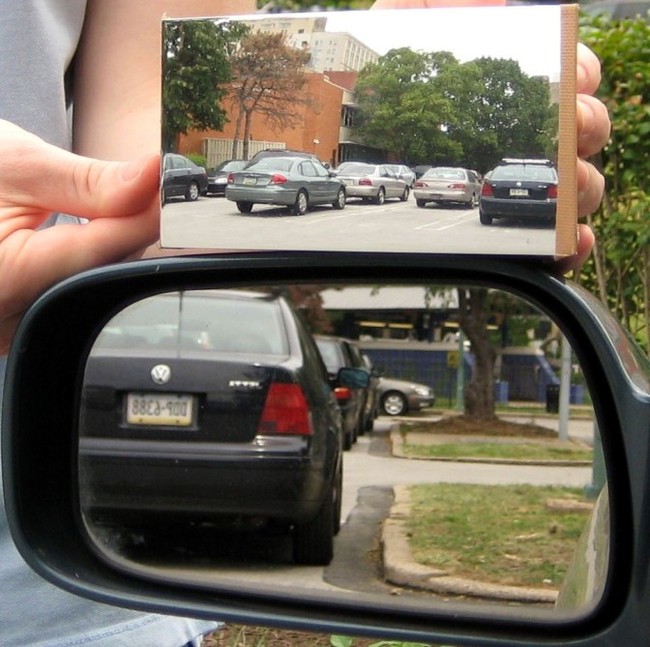 Retrovisor y espejo